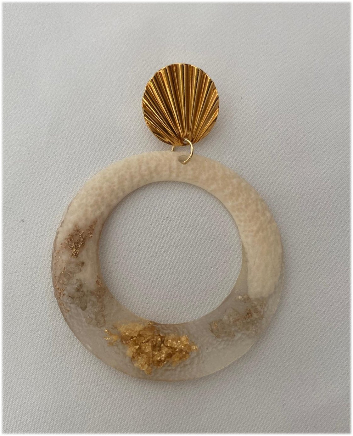 Aro azúcar blanco roto oro